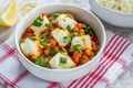 Mackerel and Chickpea Masala