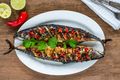 Ginger and Lime Mackerel