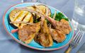 Lamb Cutlets with Smoky Eggplant