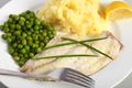 Smoked Haddock with Crushed Peas and Potatoes