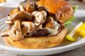 Shredded Shroom Burgers