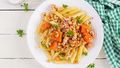 Chickpea, Tomato and ‘Nduja Penne