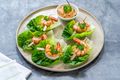 Danish-Style Prawn Lettuce Cups