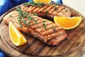 Roast Salmon with Orange Slices