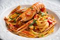 Harissa Prawn Linguine