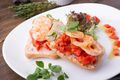 Prawn and Butter Bean Bruschetta