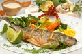 Baked Trout with Lemon and Herbs