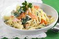 Smoked Salmon Pappardelle