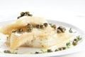 Lemon Sole with Capers and Cabbage
