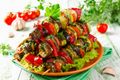 Za’atar Eggplant and Tahini Skewers