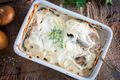 Creamy Salmon and Leek Traybake