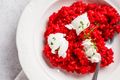 Beetroot and Red Wine Risotto