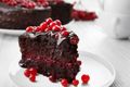 Dark Chocolate and Cranberry Torte