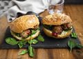 Easy Falafel Burgers