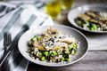 Baked White Fish with Mushroom Orzo