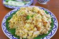 Fried Rice with Crab and Leeks