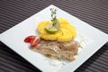 White Fish with Zesty Polenta Crust