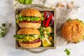 Curried Chickpea Burgers