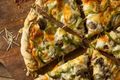 Garlic, Cheese and Sage Mushroom Flatbreads