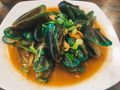 Mussels with Thai Basil and Oyster Sauce