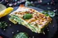 Mushroom and Spinach Lasagne