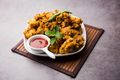 Mango and Prawn Pakoras