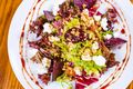 Roasted Beetroot, Walnut and Rocket Salad