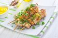 Jerk Chicken Skewers with Mango Dipping Sauce