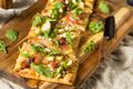 Prosciutto and Peach Flatbread with Whipped Ricotta