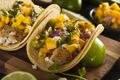 Fish Tacos with Mango Salsa and Chipotle Mayo