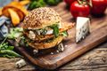 Chicken and Haloumi Burgers with Chilli Mayo