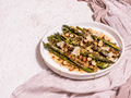 Grilled Asparagus with Brown Butter and Hazelnuts