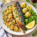 Grilled Mackerel with Gooseberry Relish
