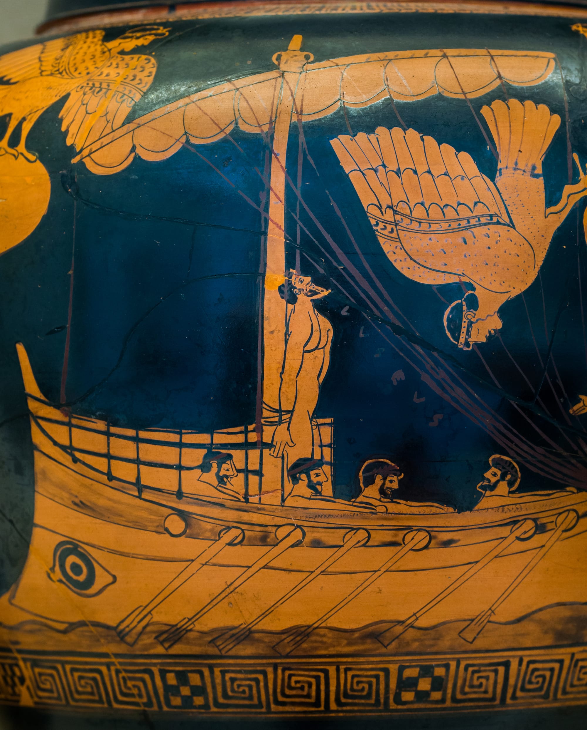 6- Odysseus and the Sirens, Anon, c 475 BC,