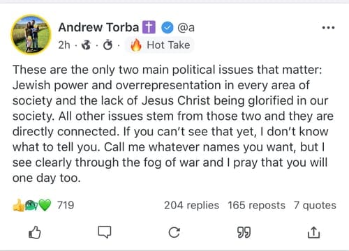 torba anti semitism 2