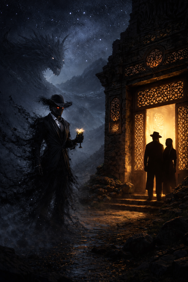 “You have made yourself dangerous,” he said to the gunslinger. “Starlight taught to bite, feather taught to instruct gravity. A neat syllabus. I propose a practicum.”