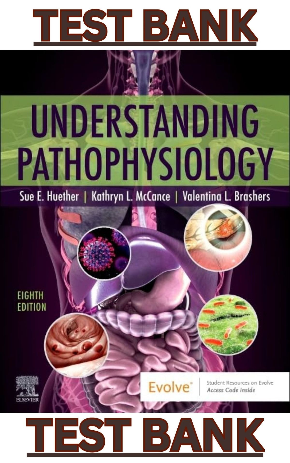 TEST BANK for Understanding Pathophysiology 8th Edition by Sue Huether, Kathryn McCance & Valentina