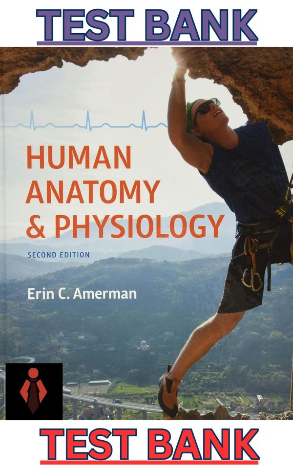 TEST BANK for Human Anatomy & Physiology, 2nd Edition by Erin Amerman. All 27 Chapters Included