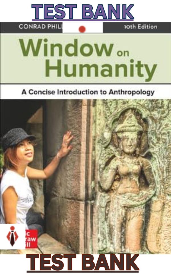 Test Bank for Window on Humanity; A Concise Introduction to Anthropology 10th Edition by Kottak