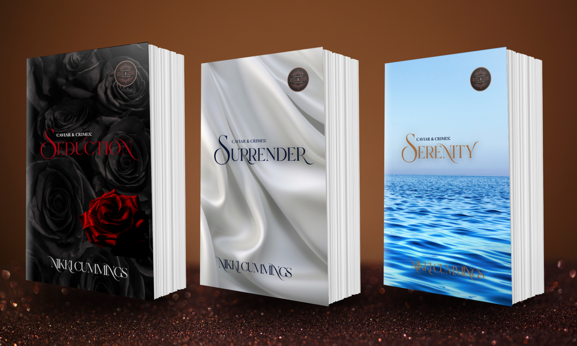 Caviar & Crimes: Seduction, Surrender, & Serenity by Nikki Cummings. The Allegra Norman series. Release Date: January 27, 2026