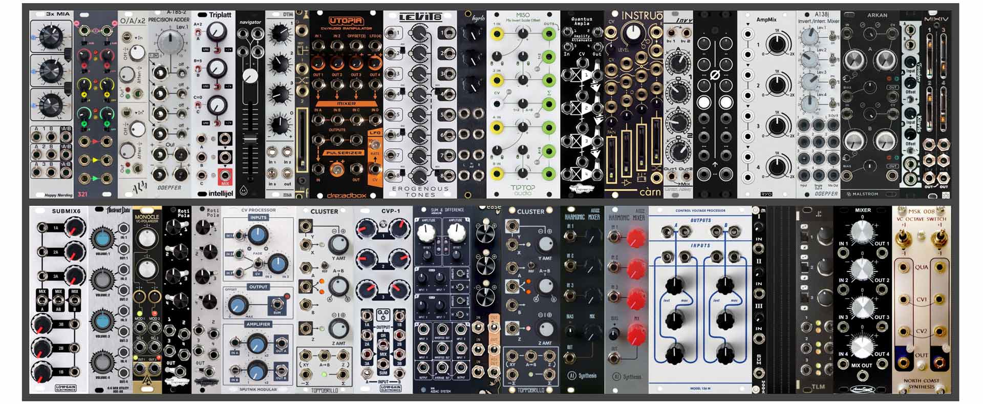 Choosing utility mixers for your modular system