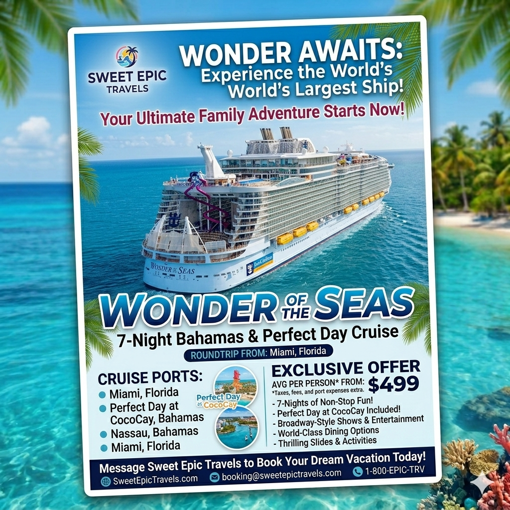 Title: THE DAILY DROP: The $1,166 Wonder of the Seas Masterpiece