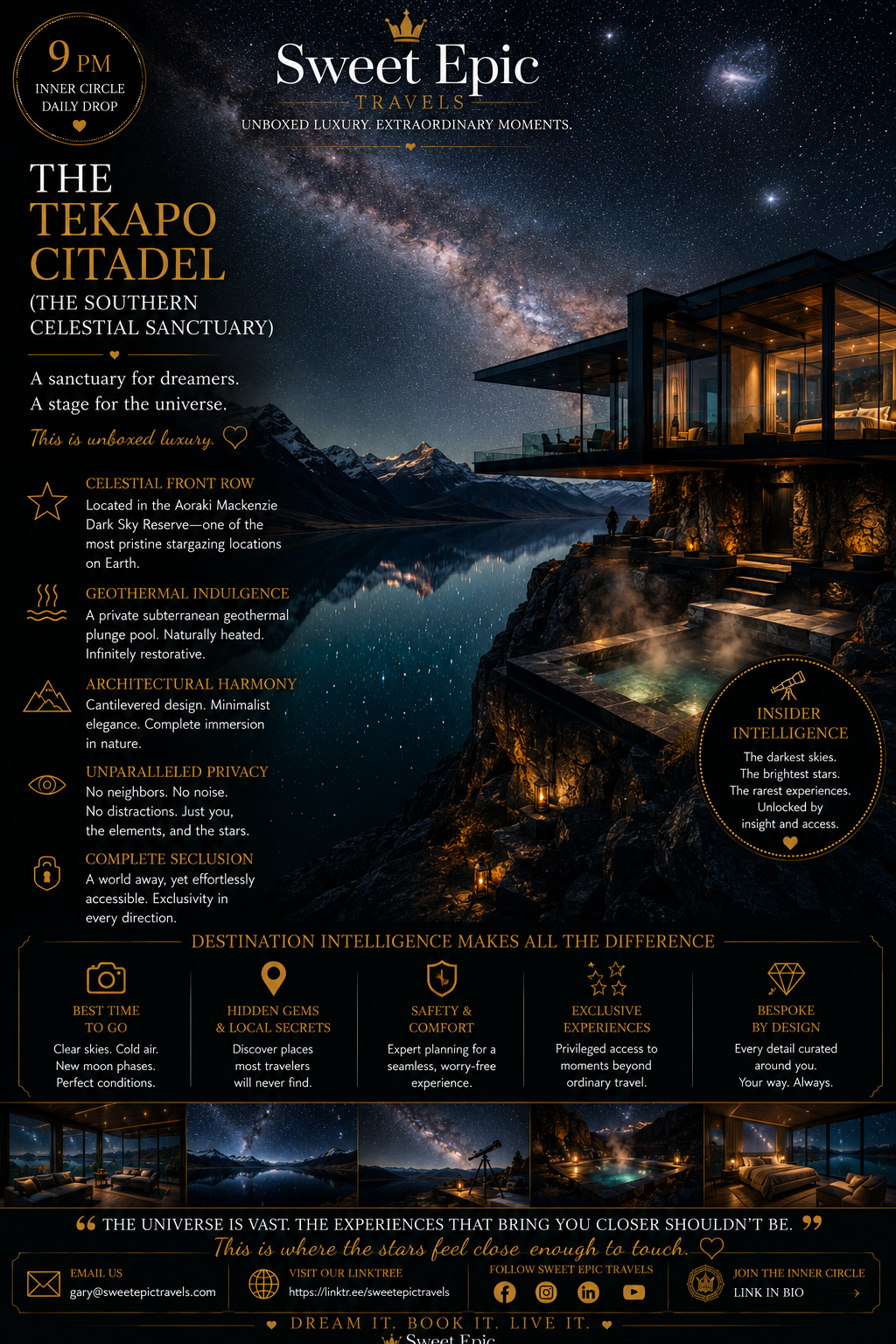 THE DAILY DROP: The Tekapo Citadel (The Southern Celestial Sanctuary)