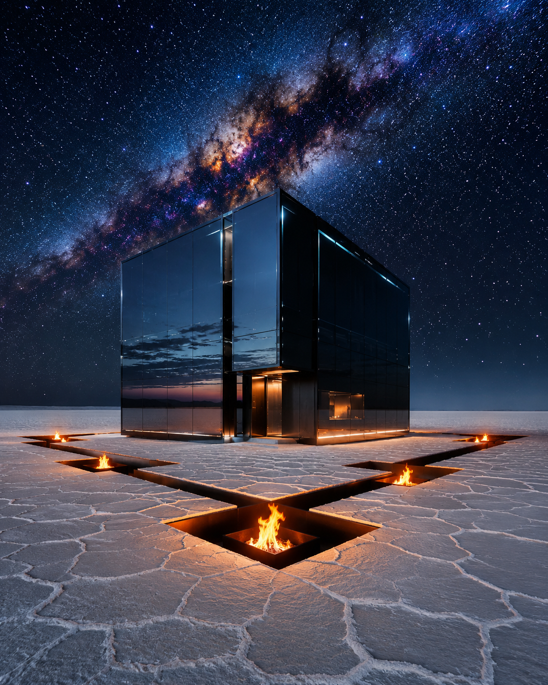THE DAILY DROP: The Crystalline Citadel (The Salt Flat Monolith)