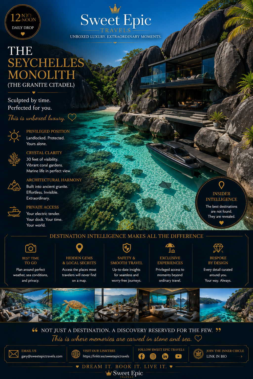 THE DAILY DROP: The Seychelles Monolith (The Granite Citadel)