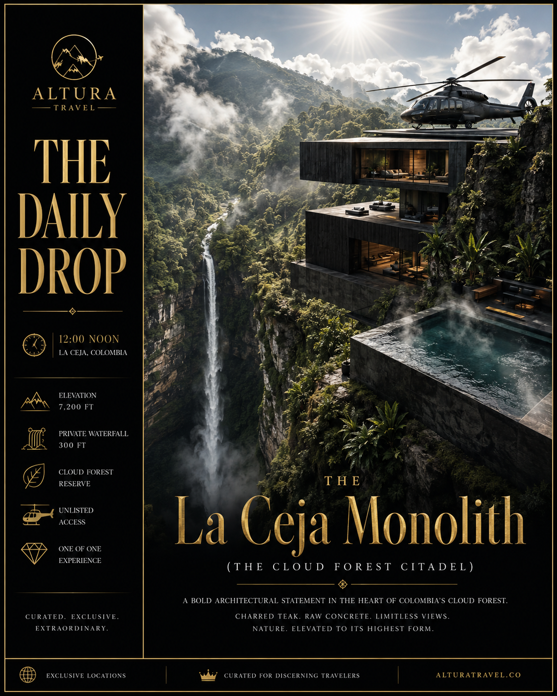 THE DAILY DROP: The La Ceja Monolith (The Cloud Forest Citadel)