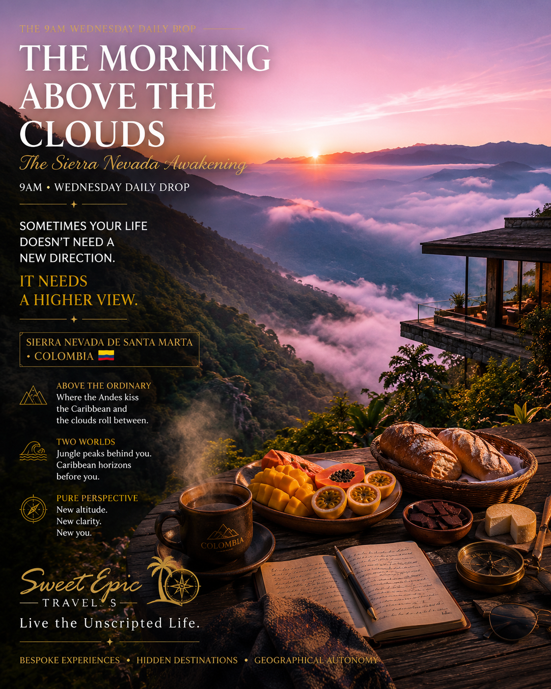 THE DAILY DROP: The Morning Above the Clouds (The Sierra Nevada Awakening)