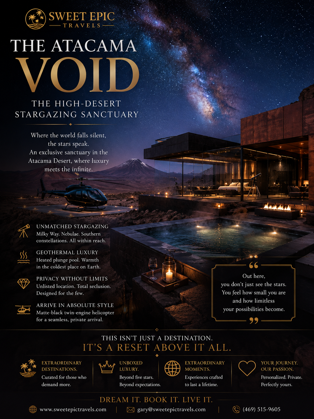 THE DAILY DROP: The Atacama Void (The High-Desert Stargazing Sanctuary)