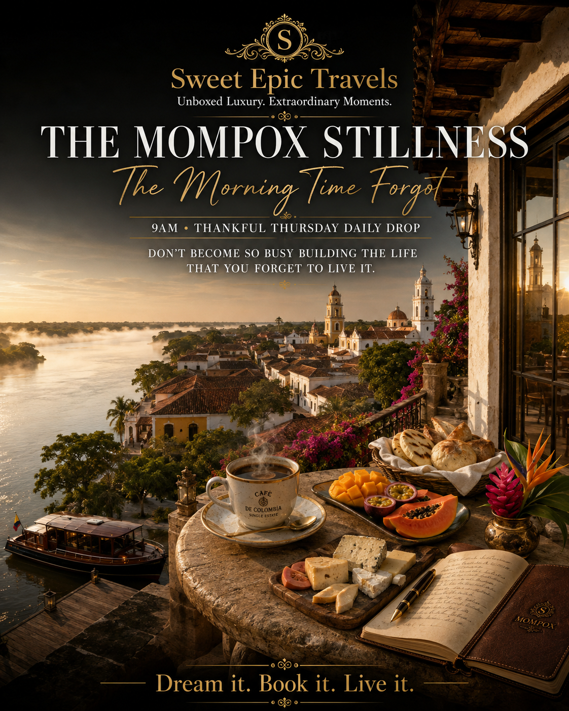 THE DAILY DROP: The Mompox Stillness (The Morning Time Forgot)