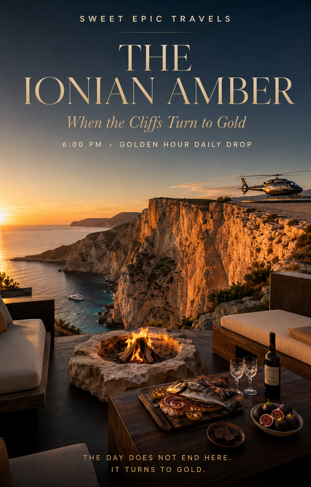 THE DAILY DROP: The Ionian Amber (When the Cliffs Turn to Gold